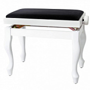 GEWA Piano Bench Deluxe Classic White Matt